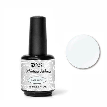 Rubber Base Soft White 15ml- HEMA FREE